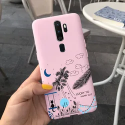 Fashion Flower Cute Painted Back Cover - Soft Protective Case for OPPO A5 2020 (Case-c01)