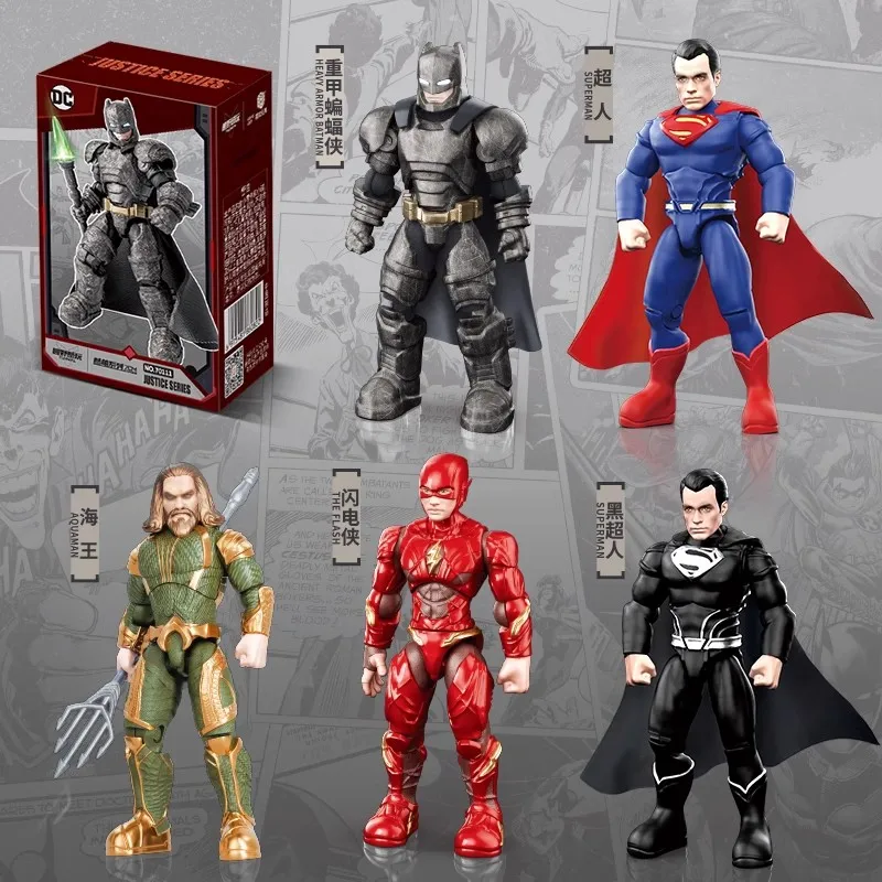 DC Comics Super HÉROS Special Box Set 4 Figurines Action Flash Superman