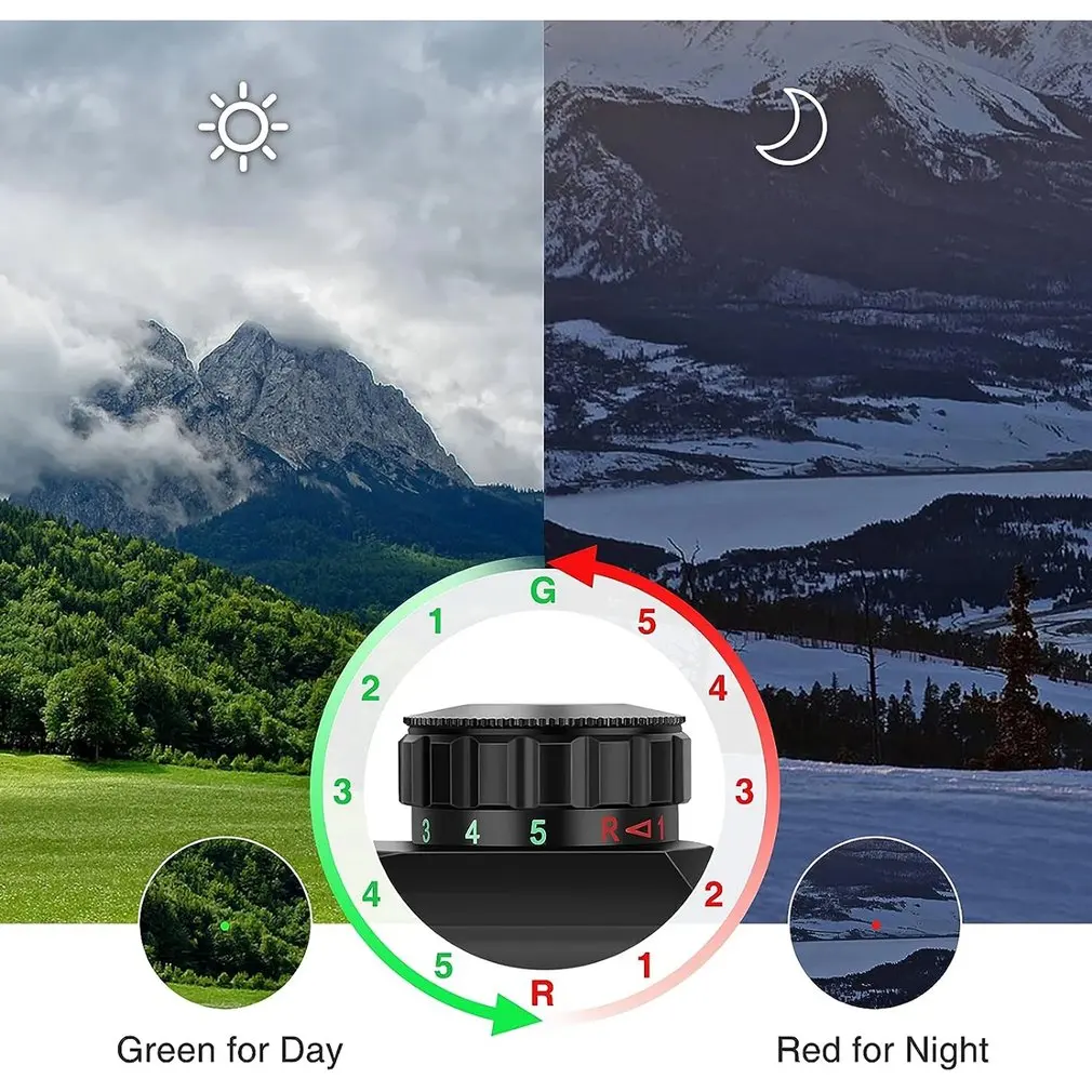 1x40 Hunting Reflex Red Green Dot Sight Adjustable Brightness Reflex Sights Tactica Riflescope Mount Rails Hunting Accessory red dot sight riflescope mount