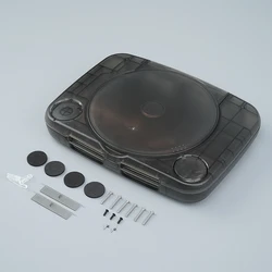 Transparent Retro Gaming Console Shell (TRN BK)