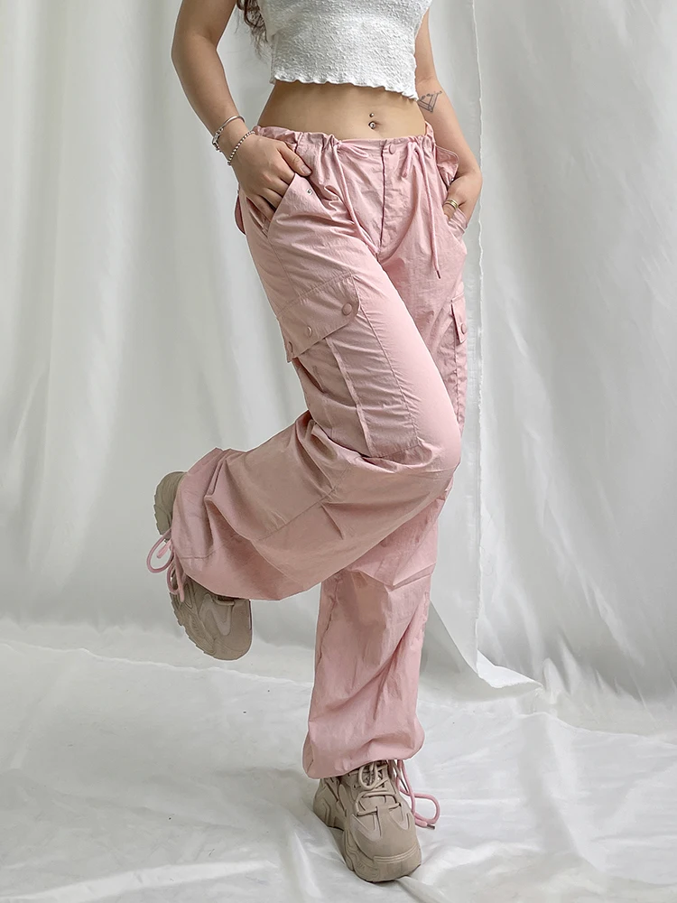 Elastic Waist Cargo Pants