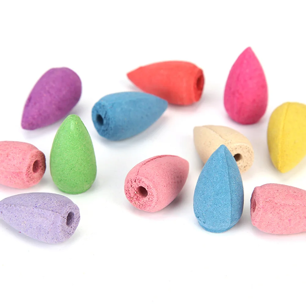 20/50pcs Backflow Smoke Incense Cones Purify The Air Scented Back Flow Smoke Cones Big Size Backflow Incense Cone for Fragrance