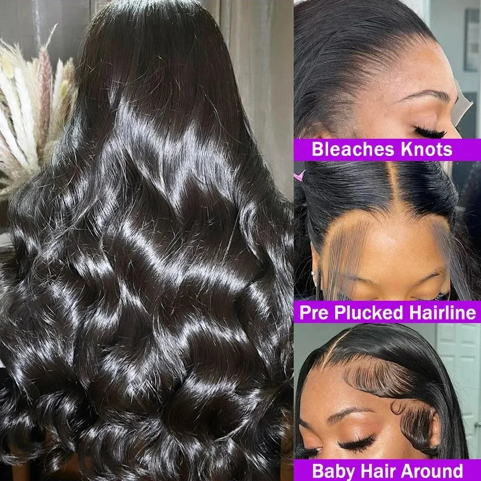 30 40 Inch Body Wave Human Hair Wigs 13x6 Hd Lace Front Wig human hair 13x4 360 Lace Frontal Wigs 4x4 Lace Closure Wig For Women 2