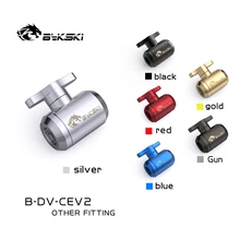 

Bykski B-DV-CEV2,PC Cooling Connector,G1/4 Hand-Tighten Water Drain Valve,Water Stop Valve for Hard Tube Cooled System