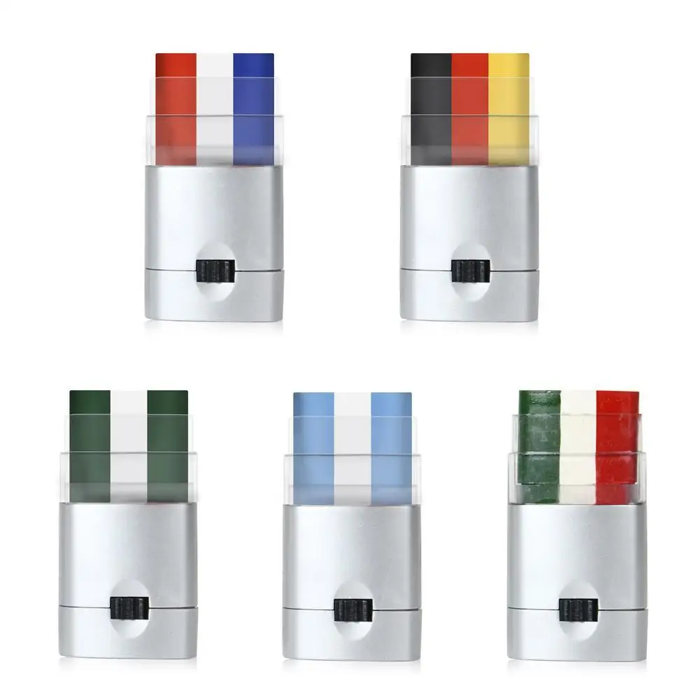 

Флаг страны, краска для лица, тела, татуировки, цветной пигментный карандаш, флуоресцентный карандаш, моющийся, для взрослых и детей, вечерние Favors, макияж, футбол