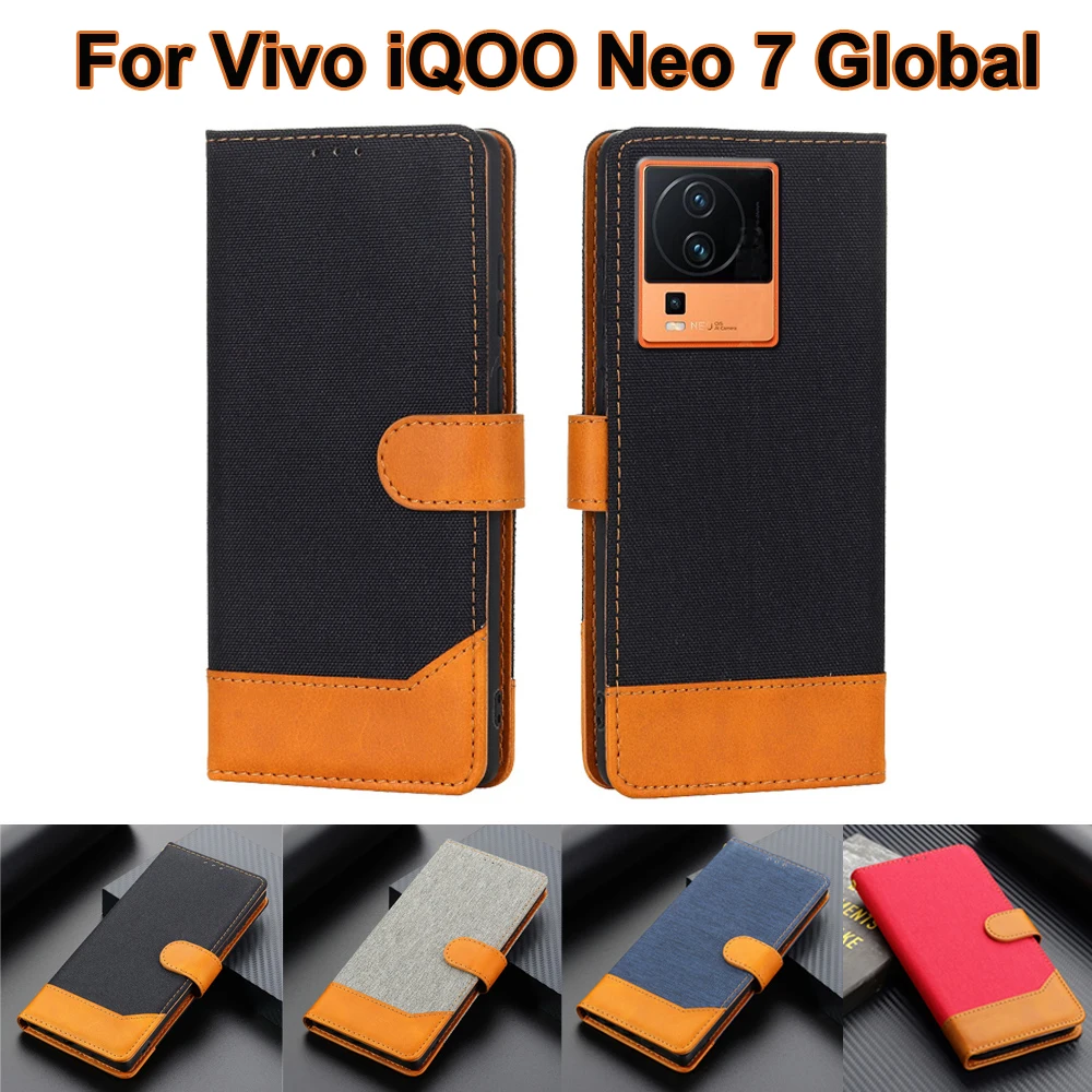 

Leather Wallet Case For Vivo IQOO Neo7 Global чехол Phone Cover For Vivo IQOO Neo7 V2231A Neo 7 SE V2238A 7 Racing V2232A Fundas