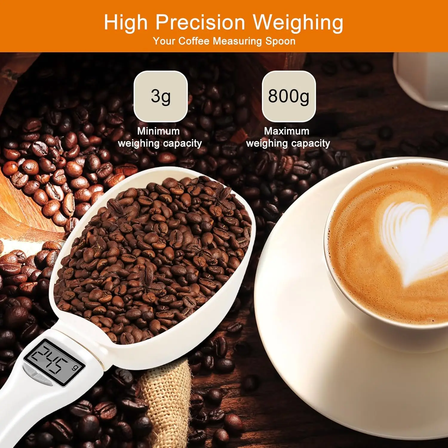 Pet Food Scale Digital Display Kitchen Scale LCD Electronic Precision Weighing Tool Dog Cat Feeding Food Measuring Spoon