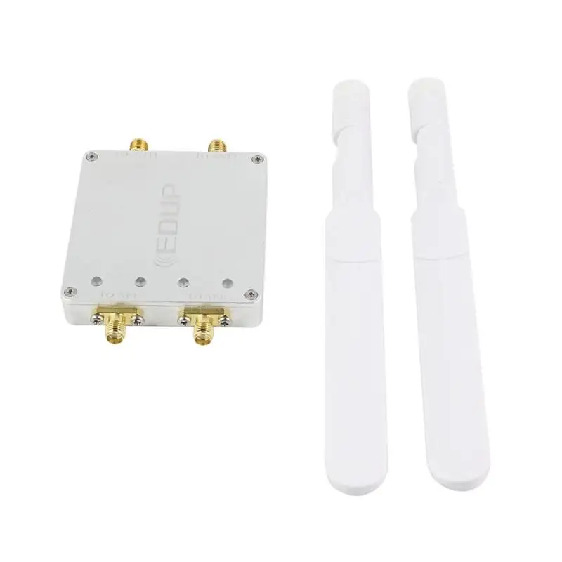 EDUP 5.8Ghz 듀얼 안테나 WiFi 증폭기 CATV 신호 증폭기 드론 확장기 리피터 WiFi 신호 증폭기