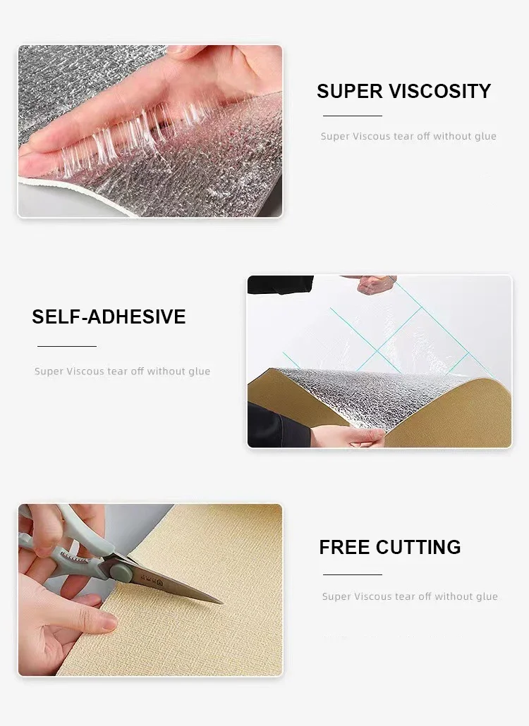Description Picture 5 of item3D Wall Sticker Wallpaper Self-Adhesive Waterproof Wall Covering Panel for Living Room Bedroom Bathroom Home Decoration