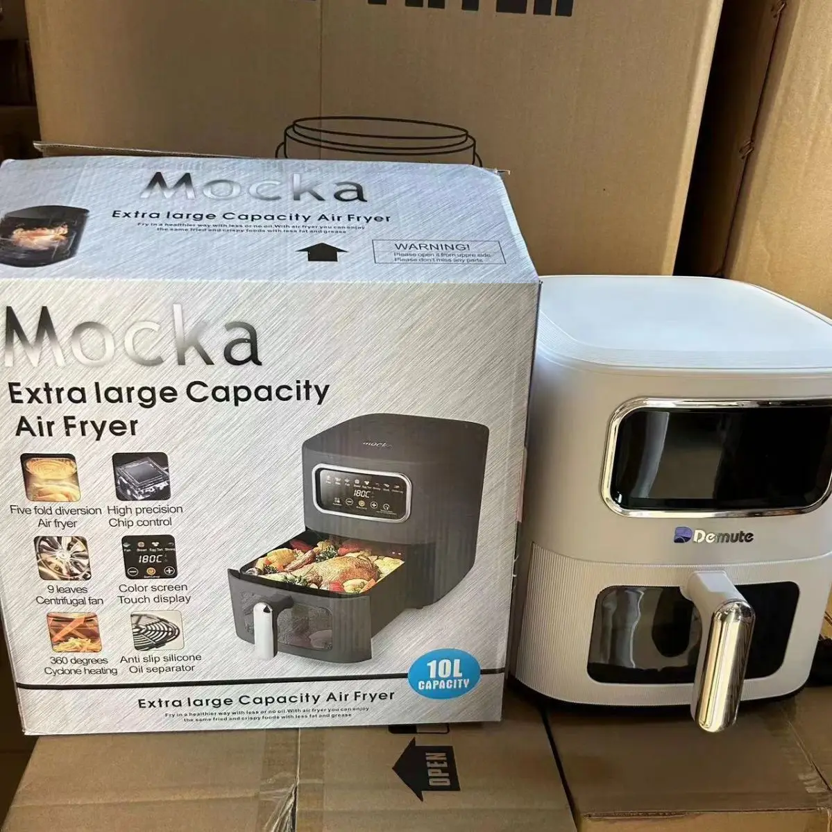 Visible Smart Air Fryer Large-Capacity Multi-Functional Electric Fryer French Fry Maker