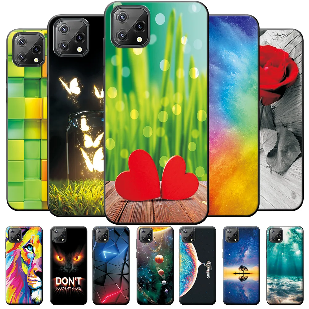 Per Blackview Oscal C60 C80 Custodia Posteriore Cover Protettiva Moda Per Blackview C80 C60 Silicone Soft Cute Bumper Funda