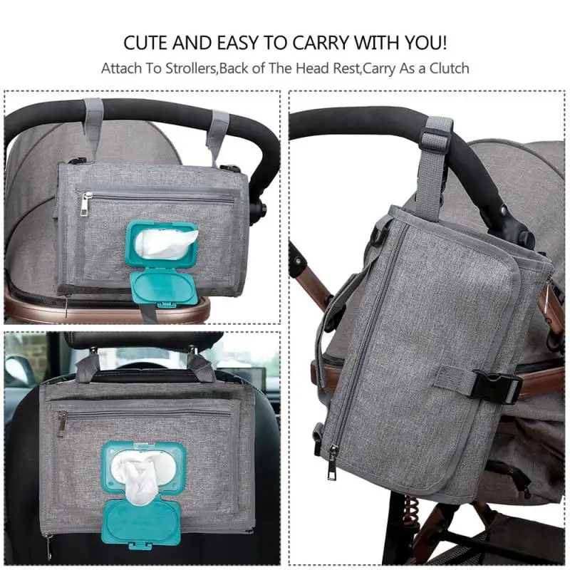 

Versatile Design Compact Portable Diaper Changing Pad Easy To Use Practical Multi-purpose Diaper Changing Mat Lightweight