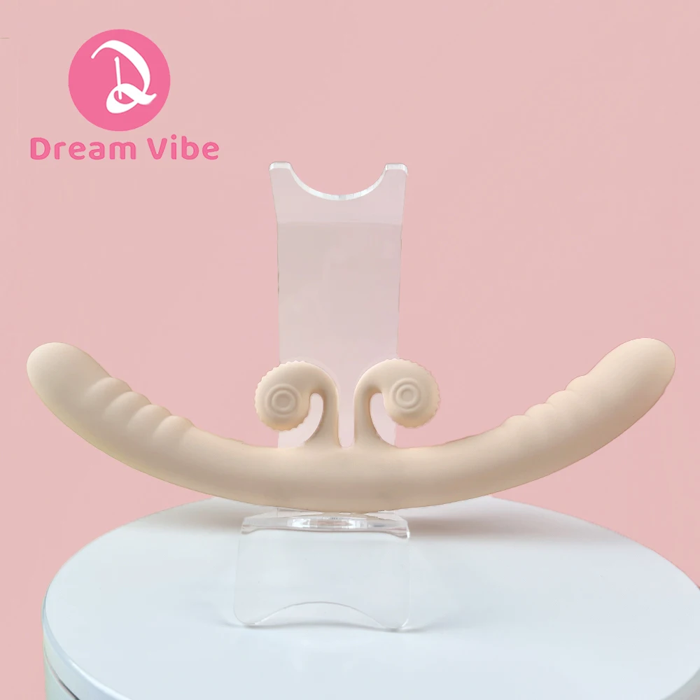 Double Dildo Vibrator 10 Vibration Modes Anal Massager For Women_voghion.com