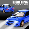 1:32 JDM Subaru Impreza STI WRX Alloy Car Model Sound and Light Pull Back Children's Toy Collectibles Birthday gift 4