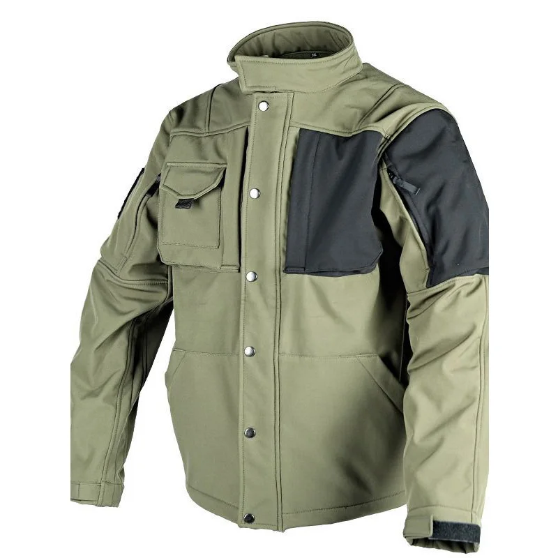 

Tactical men's autumn and winter hunting suit, sharkskin outdoor fleece jacket, special soldier thickened warm clothing