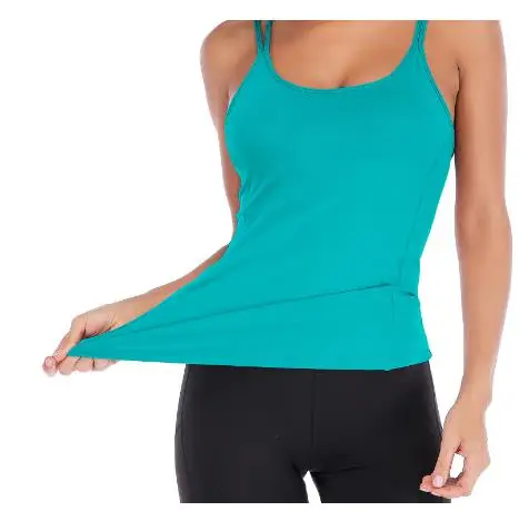 New Yoga Clothing Shoulder Strap Cross Back Sports Bra Women's Shockproof Running Fitness Clothing Underwear