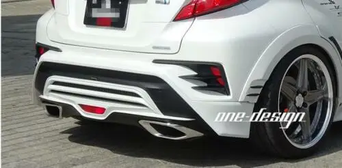 トヨタC-HR chr 2018-2022用リアフォグランプカバー,光沢のある