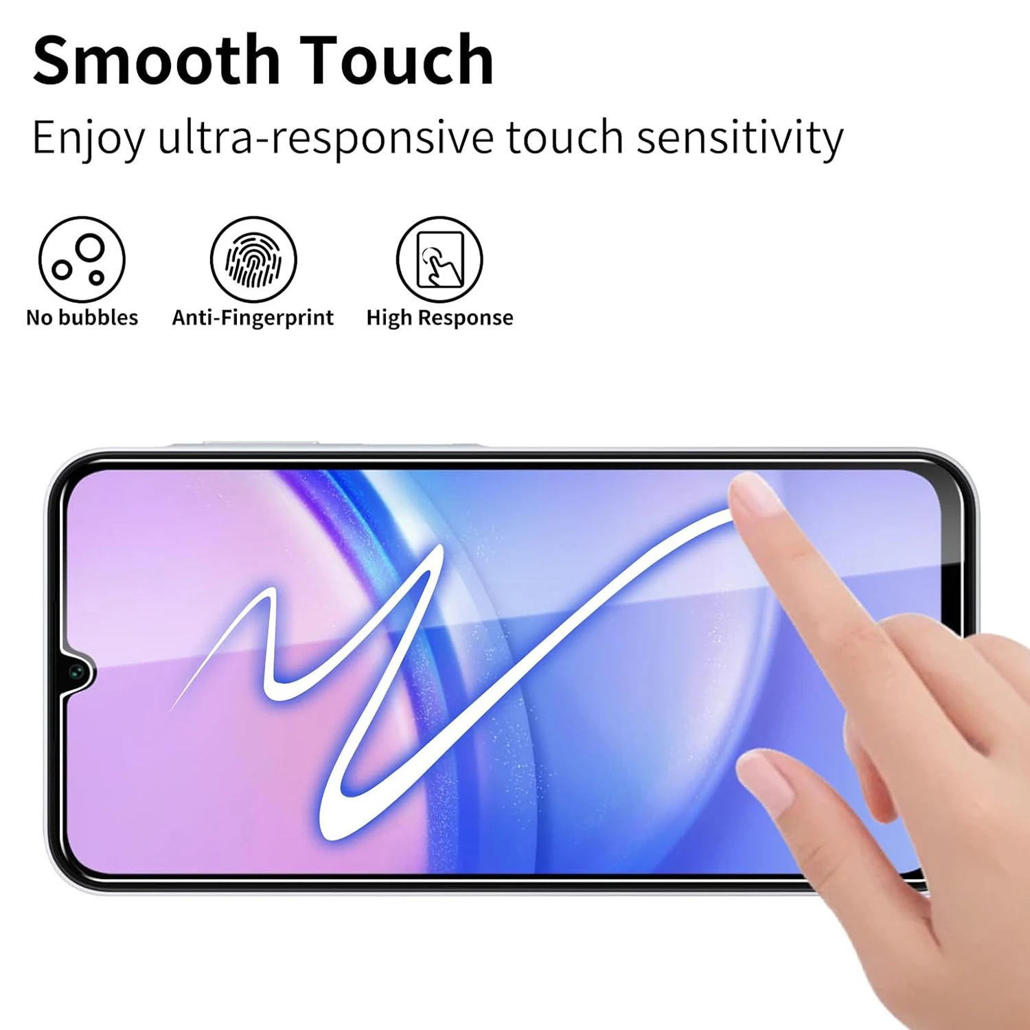 Premium Tempered Glass Screen Protector - 1 to 4 Pack