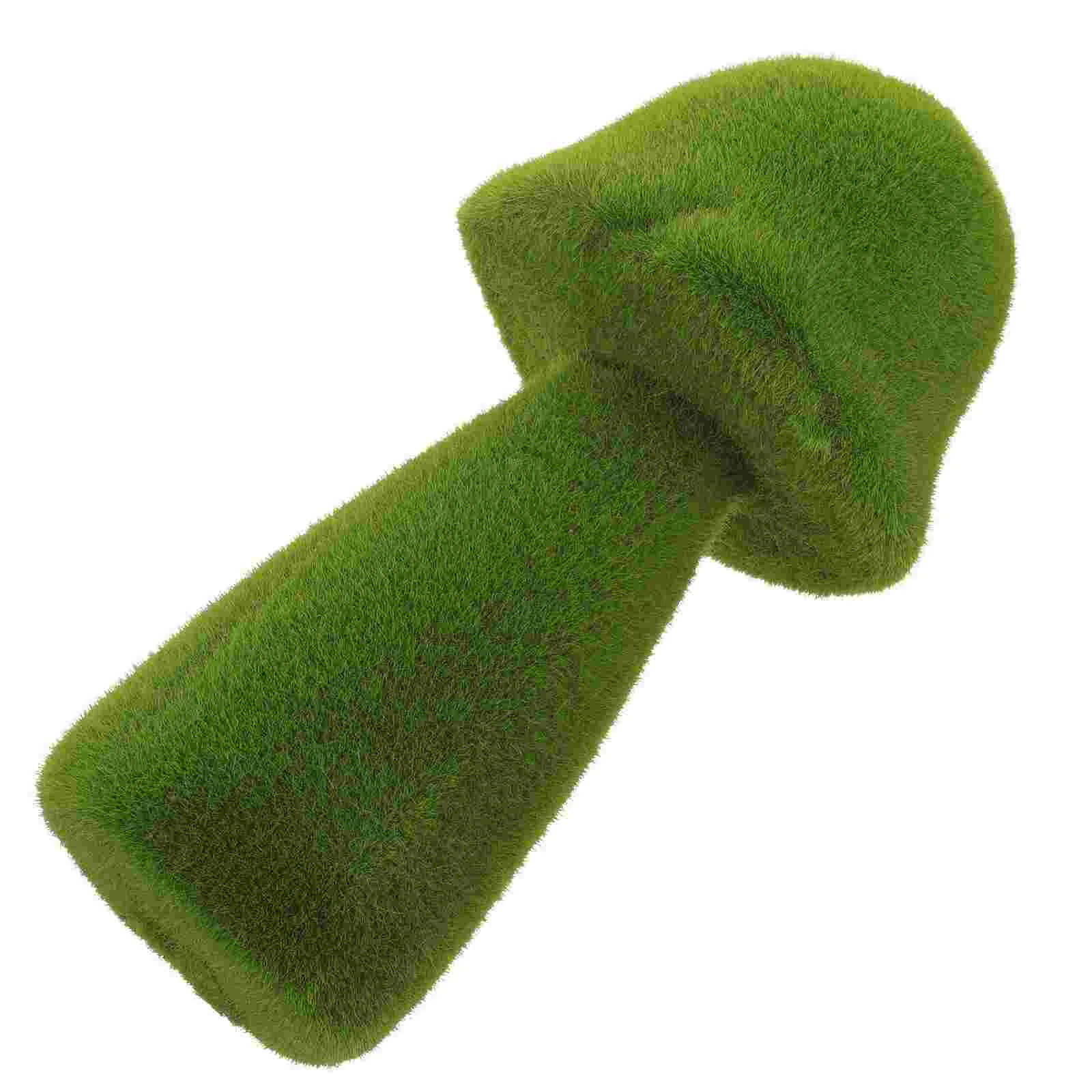 

Mushroom Ornament Flocked Moss Mushroom Ornament Lovely Mushroom Model Garden Ornament