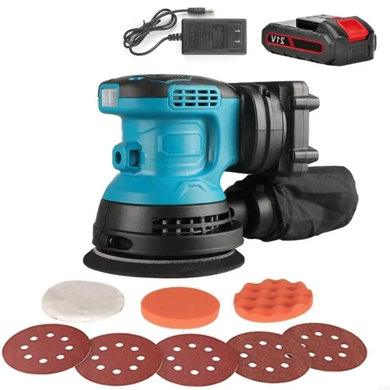Multifunktionaler effizienter drahtloser Orbitalschleifer von bis zu 15000 U / min mit ergonomischem und schnellem B03E