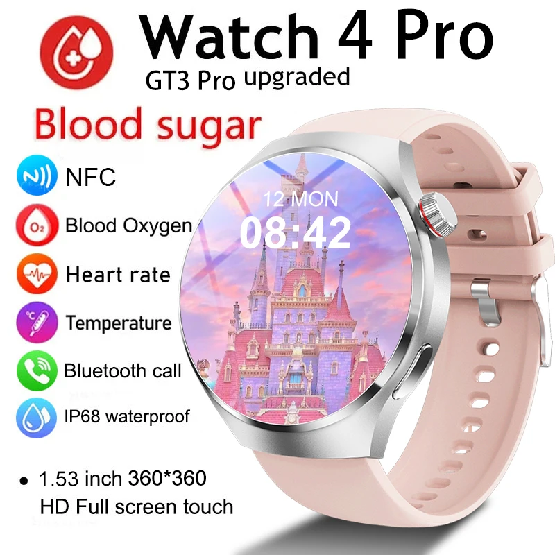 

Смарт-часы для Xiaomi Huawei Watch 4 Pro, GPS, HD экран, пульсометр, Bluetooth
