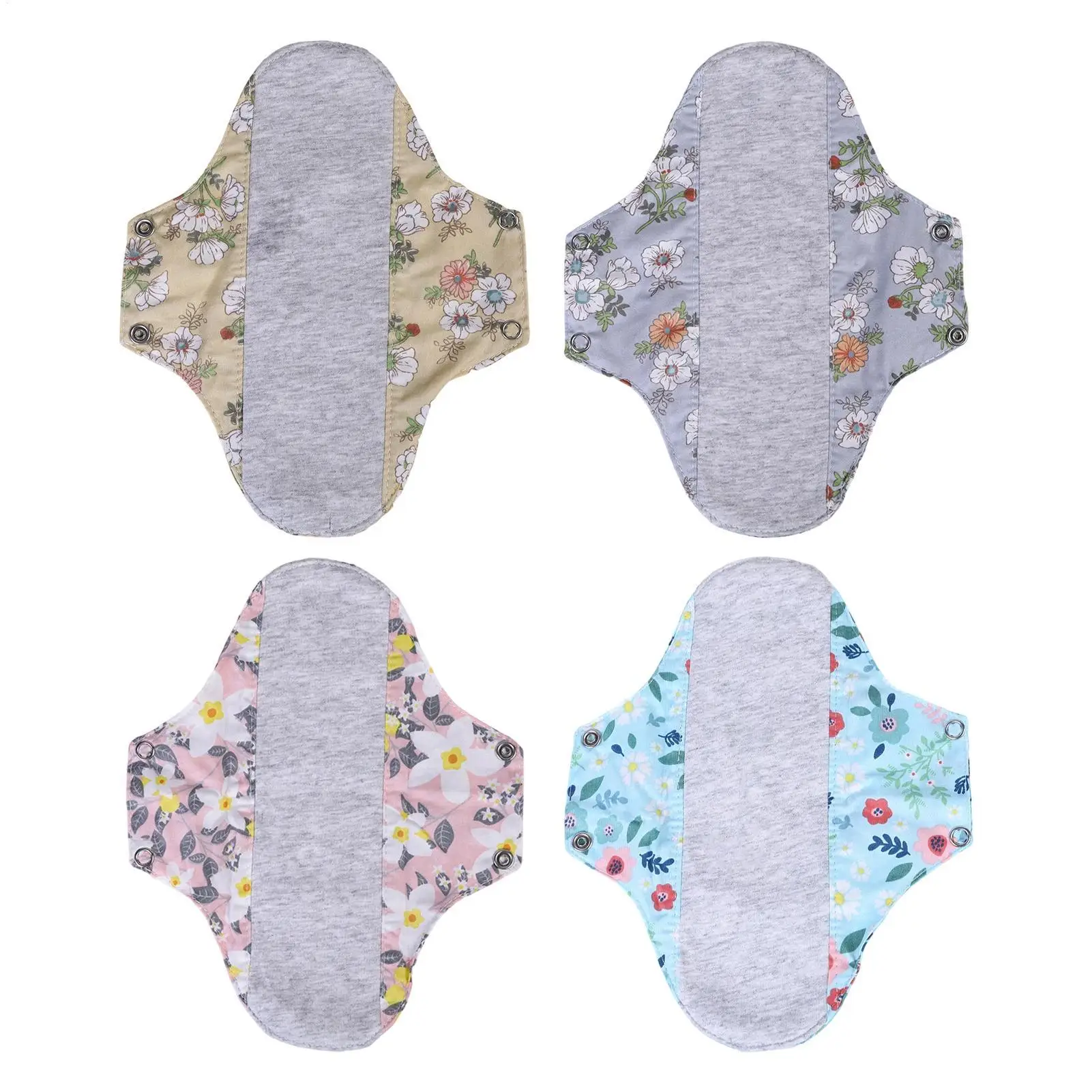 Eco-Friendly Reusable Cotton Menstrual Pads - Washable and Soft Sanitary Napkins