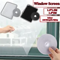 Anti Fly Mosquito Net Insect Bug Fly Screen Curtain Indoor DIY Self-Adhesive Window Mesh with Tape for Windows Accessories
