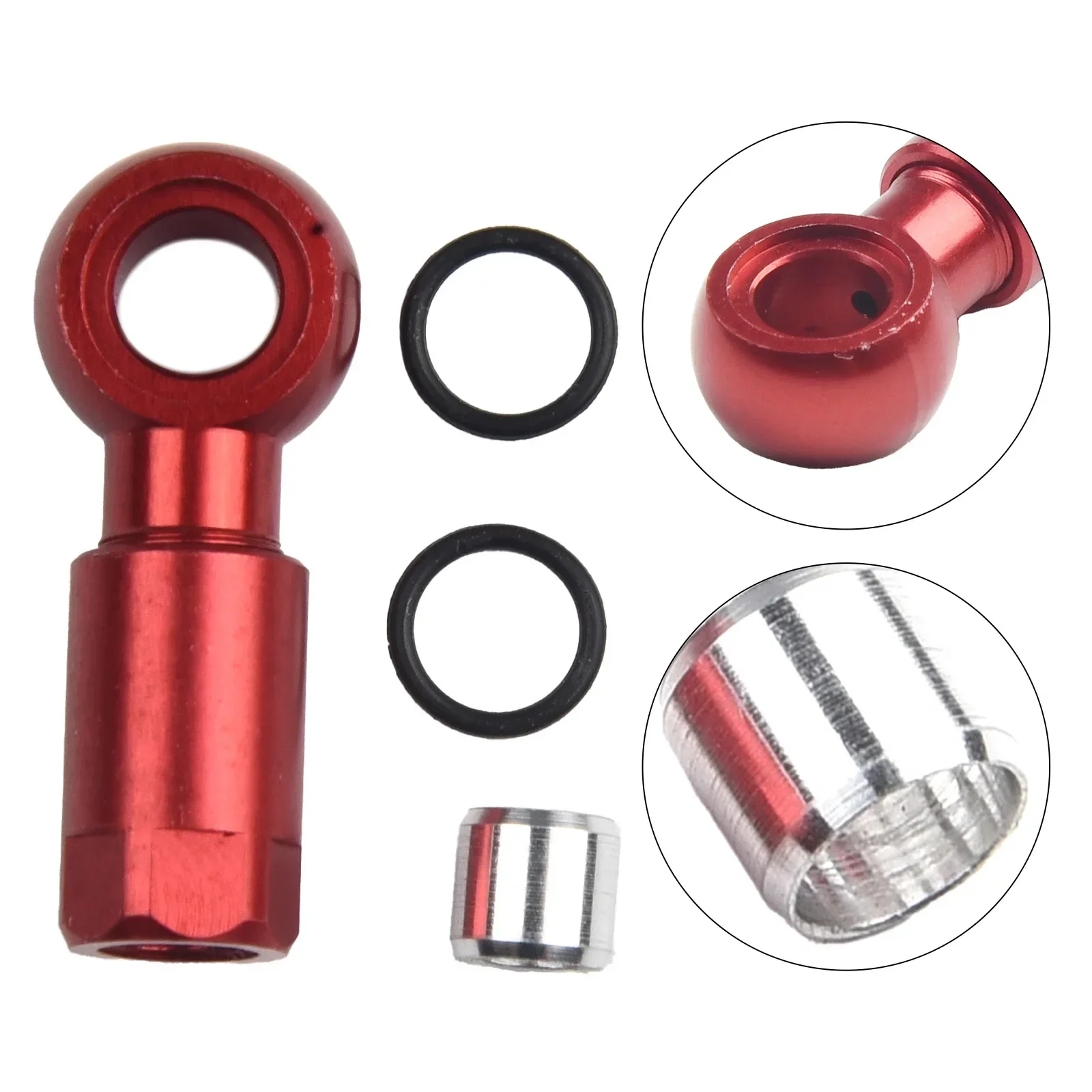 Aluminum Alloy Bicycle BH90 Olive Connector For Shimano Hydraulic Brake Hose SLX/XT/XTR Cycling Accessories bicycle brake olives