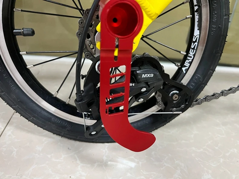 ODI Fahrrad Schaltwerk Schutz Aluminium Legierung ultraleicht Schnell Release Halterung Parkplatz stehen Schutz Getriebe Halterung Fahrrad teile – Detail 8