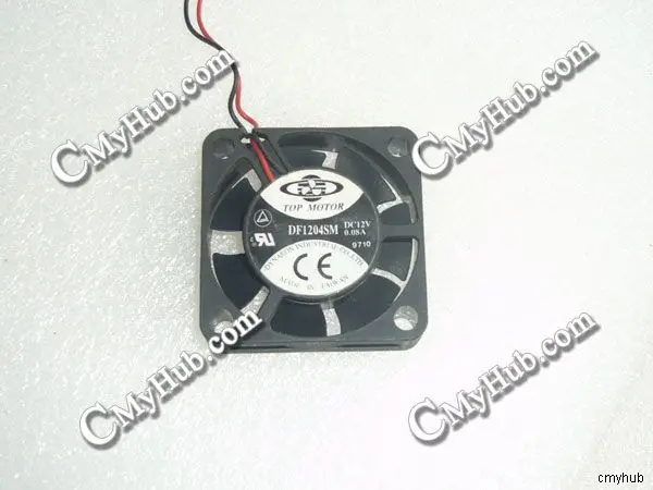 

Для лучшего двигателя DF1204SM DC12V 0.08A 4010 4 см 40 мм 40x40x10 мм 2-контактный охлаждающий вентилятор DF1204SM