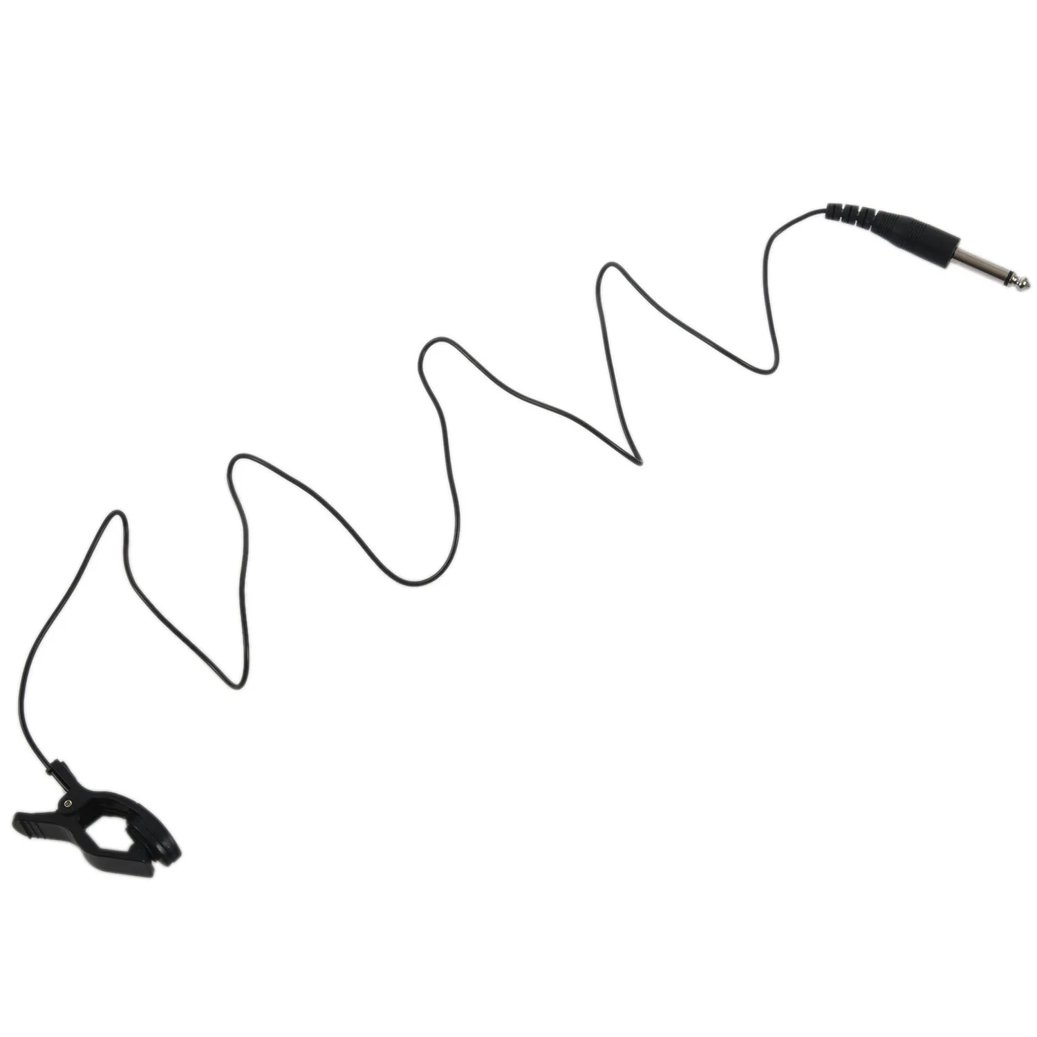 Black Universal Guitar Acoustic Clip On Pickup Piezo Contact Microphone measurement microphone