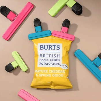 3PCS T-type Food Sealing Clip Snack Package Strong Sealing Clip Leak-proof Moisture-proof Plastic Bag Sealing Clip 2