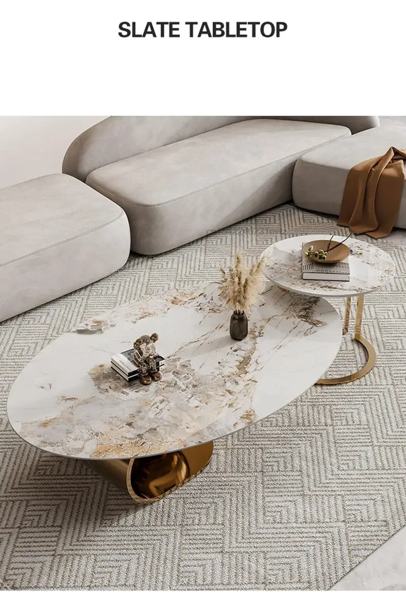 Alba Scultura designer irregular white marble coffee table - angle 2