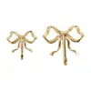 Retro Brass Bow Shape Wall Hook Gold Functional Bow-Knot Hook Wall Hangings Decorative Wardrobe Hanger Clothes Coat 3