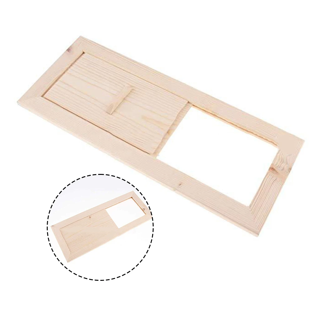 Adjustable Sauna Ventilation Flap Exhaust Air Slide Wood Valves For Window For Steam Room Steam Room Tool