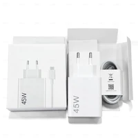 Зарядное устройство, 45 Вт, адаптер для быстрой зарядки турбины ЕС, кабель типа C 6A для Xiaomi Mi 11T 10T POCO X4 X5 Redmi Note 15 Pro 15 14 — изображение 6
