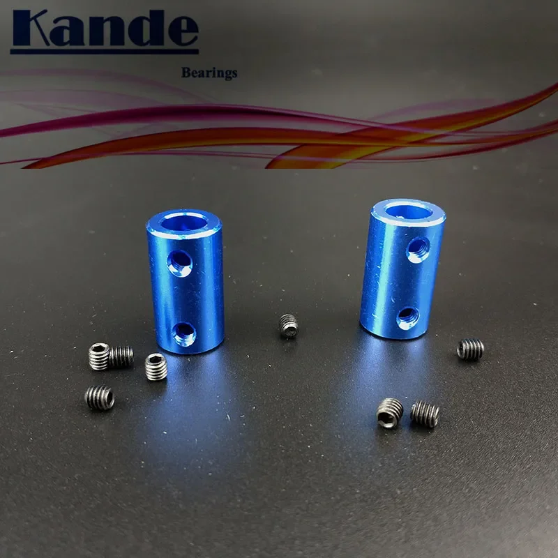 Shaft Coupler Flexible Coupling Shaft Connector Rigid Shaft Coupler Kande Bearings 1pc 5x5 5x8 8x8 3D Printer Accessories Aluminum Couplings Ship Model Couplings 5*5 5*8 8*8 Blue