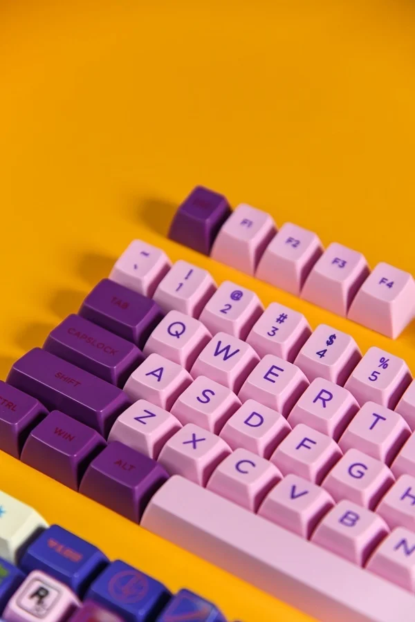 sa perfil keycap duas cores impressão de
