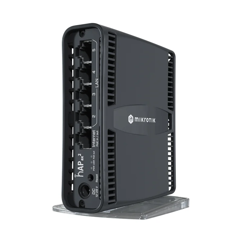 Беспроводной шлюз MikroTik C52iG-5HaxD2HaxD-TC hAP ax2 wifi6 802.11ax 802.11ax WPA3 5x1 0/100/1000 порты Ethernet