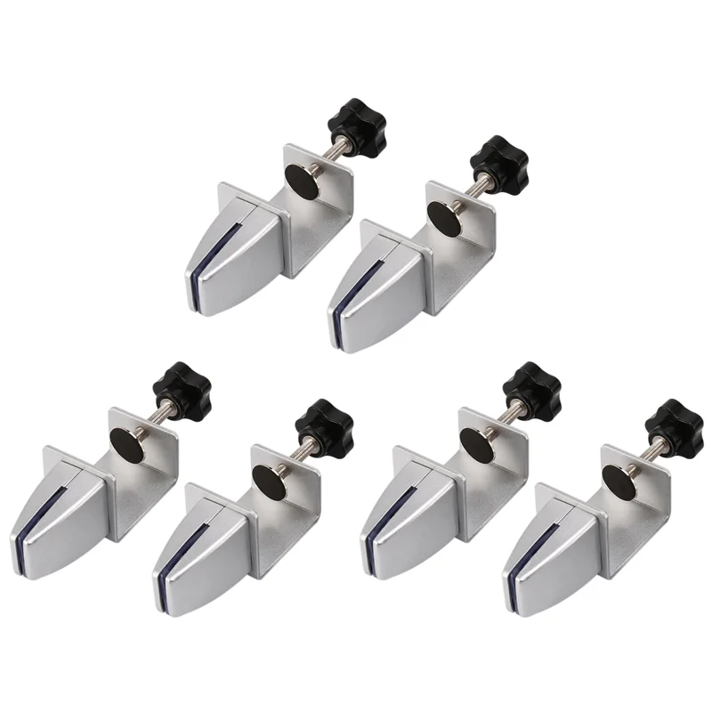 

6Pcs Sneeze Guard Clamp Bracket Desk Partition Clamp for 1/8Inch to 1Inch Thick Acrylic Panels Adjustable C Shape Clamp