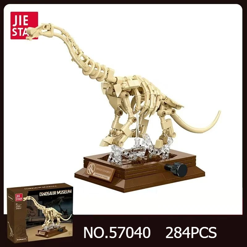 Dinosaur Fossil Building Blocks Set - DIY T-Rex Ornament, Perfect Gift