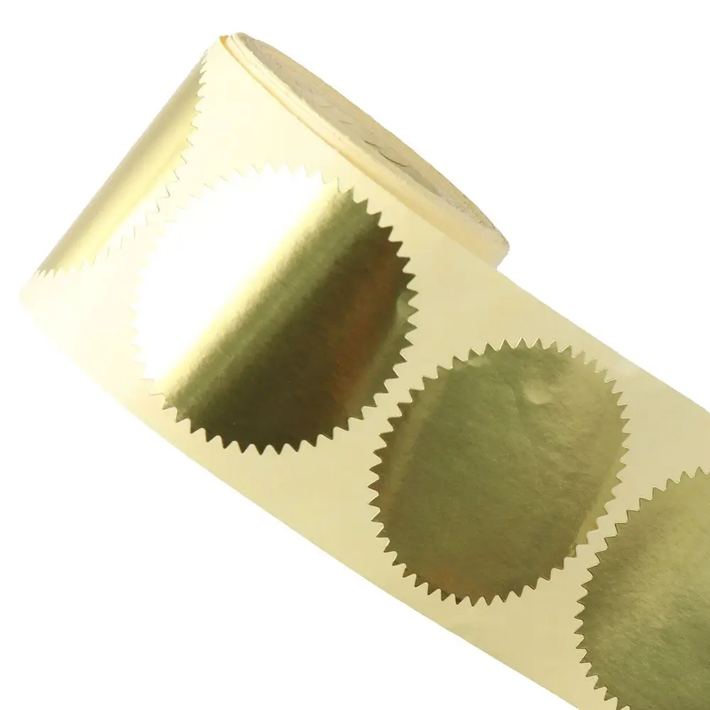 250 قطعة 2 بوصة ذهبية معدنية مستديرة شهادة جائزة ا...