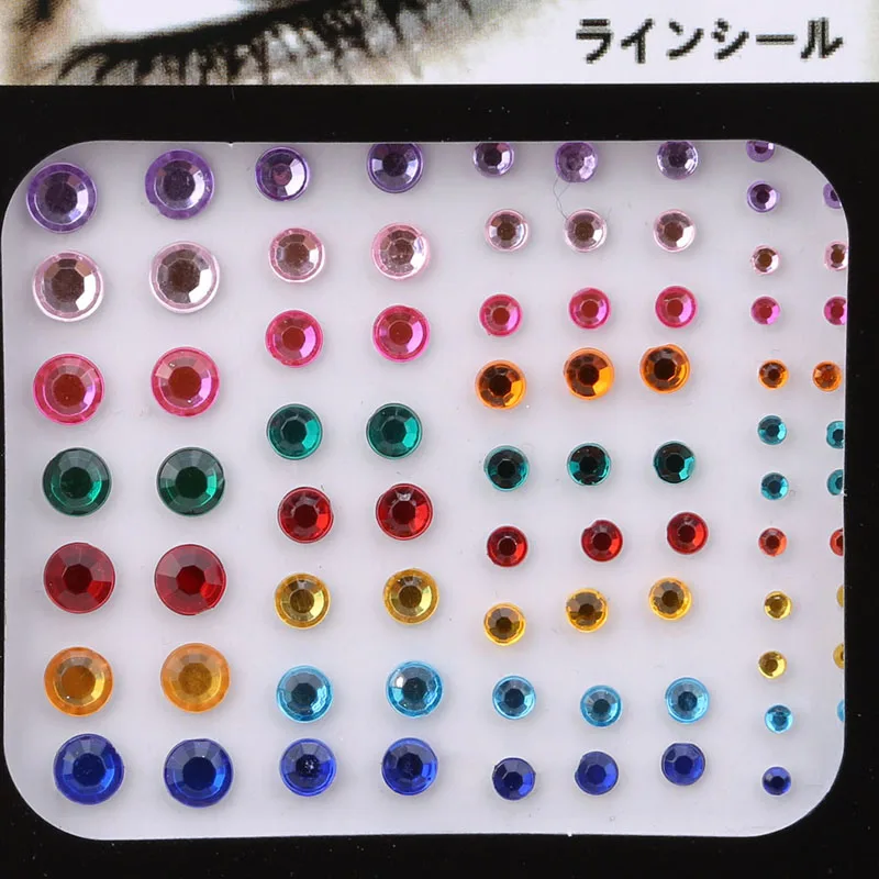 

Самодельные клеящиеся украшения для лица, драгоценные камни, временная татуировка, глаза, бижутерия, яркость тела, драгоценности, фотовспышка, татуировки, наклейки для тела