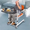 Commode Chair Toilet Stair Lift Chair Hydraulic Patient Transfer Chair with Commode for Disabled Multifunctional Shift Chair 1