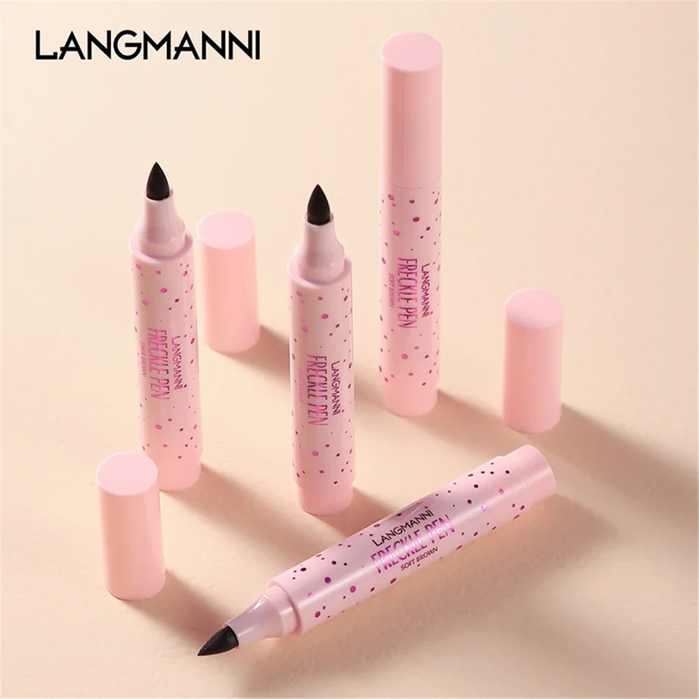 1PC Natural Fake Freckles Pen Waterproof Face Brown Eyeliner Dot Spot Pen Makeup Waterproof Dot Spot Pen Pretend Makeup Tool 2