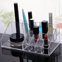 Lipstick Makeup Brush Pen Holder Transparent Storage Rack Desktop Cosmetics Storage Box Office Desk Acrylic Box Home 1