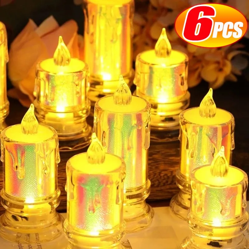 61PCSLEDCandleLightMagicLightCandleLightFlamelessElectronic