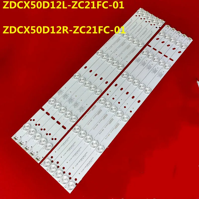 

10PCS LED Strip For ZDCX50D12L-ZC21FC-01 ZDCX50D12R-ZC21FC-01 303CX500041 CX500M09/10 CXD500512000-X3-L