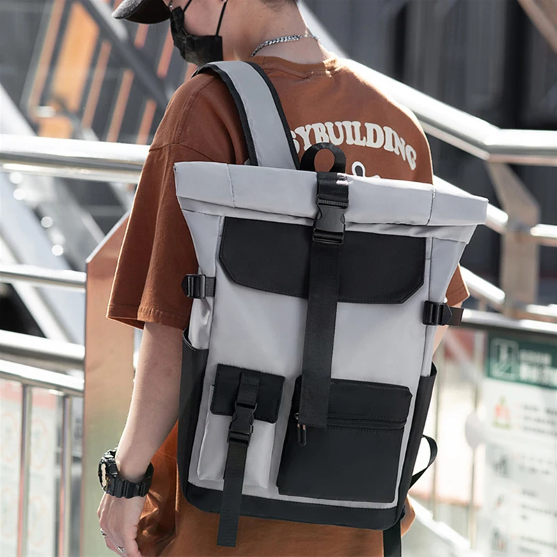 Fitness Bag Backpack Travel Waterproof Duffle Storage Handbag Large Capacity Luggage Shoulder Bags Carry-on Business XA200D