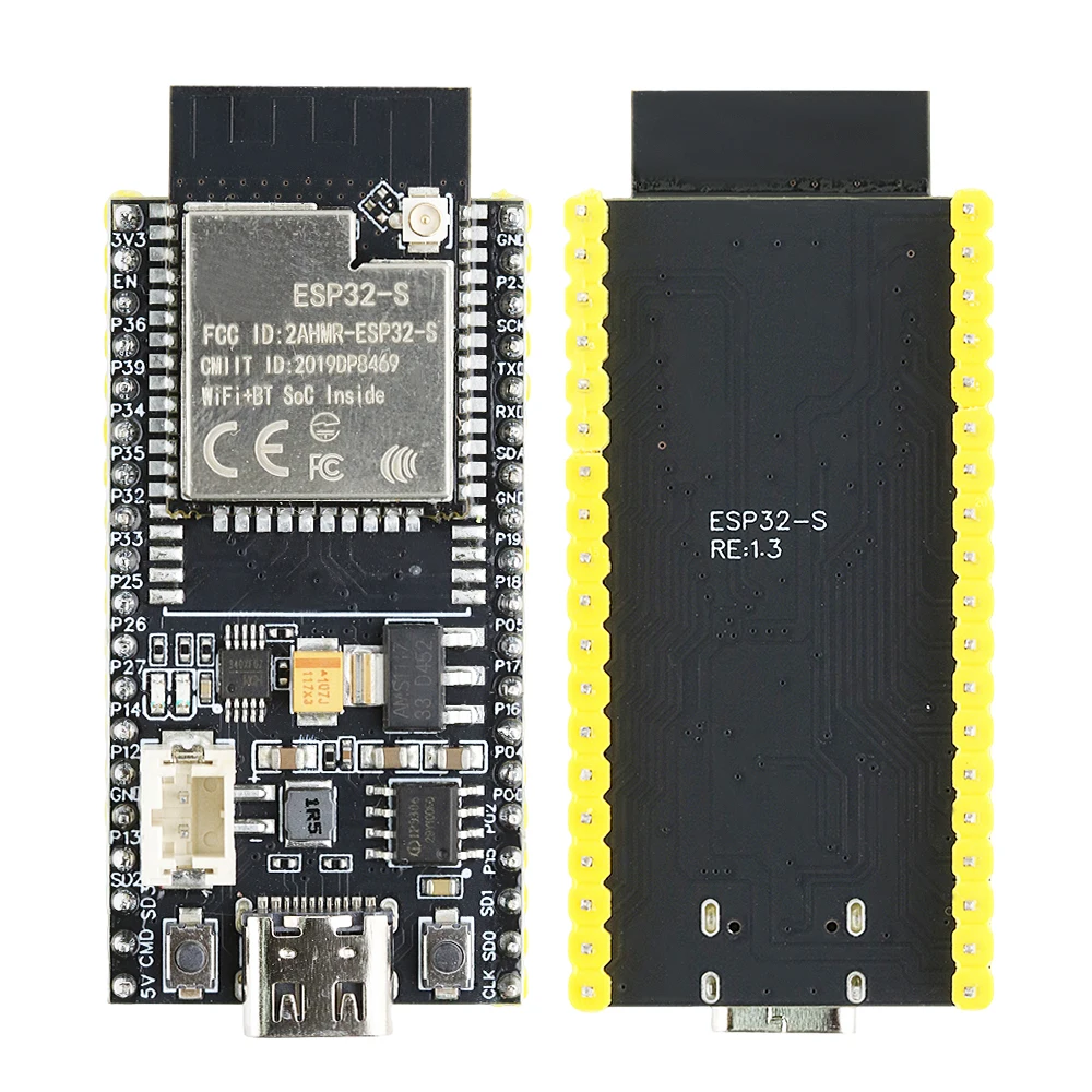 NEUES ESP-32 Entwicklungsboard 2,4G WLAN-Modul mit Batterieschnittstelle IPEX für DIY IoT CH340X IP5306 Typ-C Original Ai ESP32-S